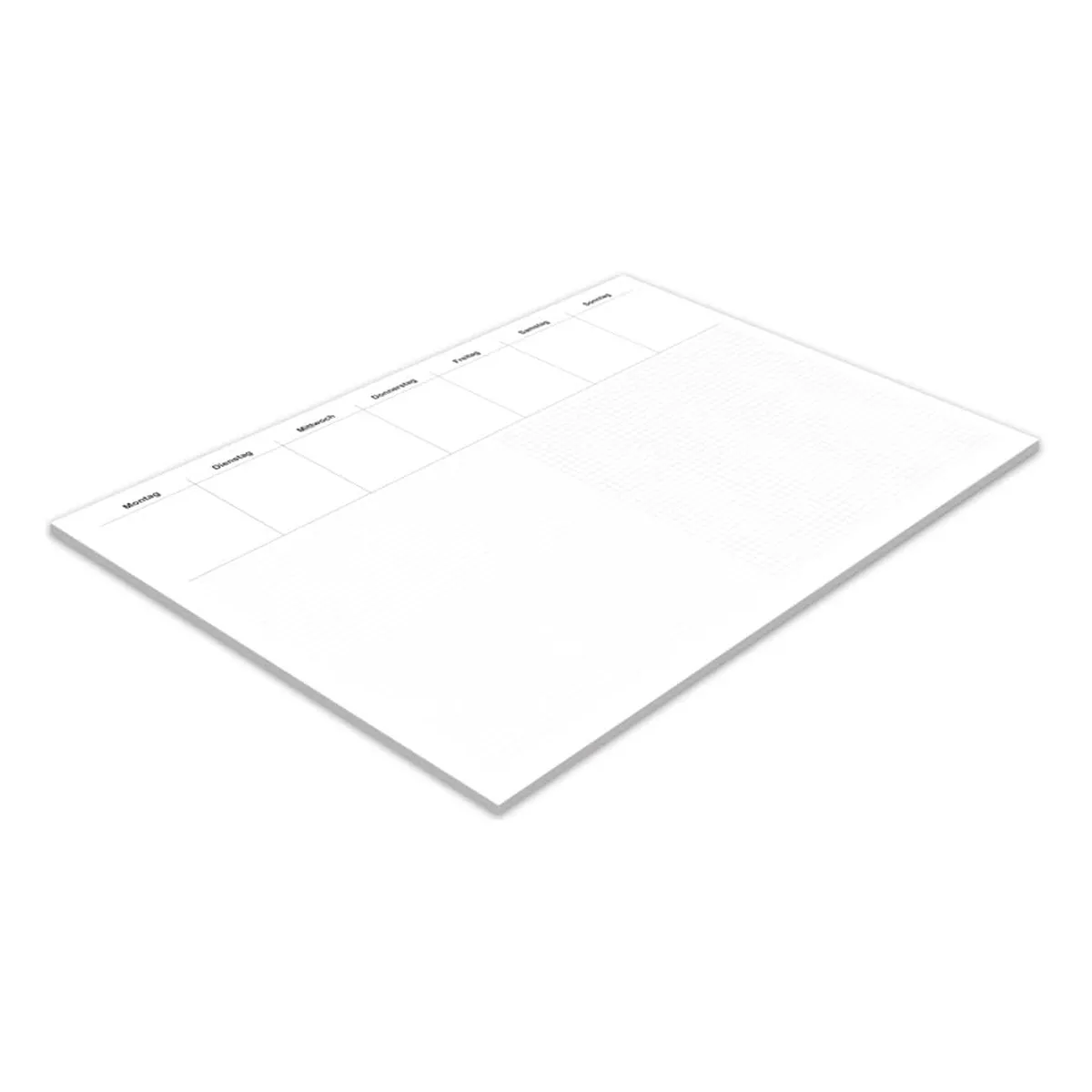 RNK Verlag Schreibunterlage Office - 48 x 33 cm, kariert/liniert, 30 Blatt