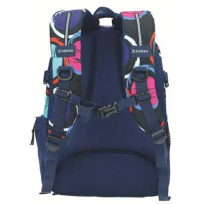 Schulrucksack bunte Kreise - Recycling-PET