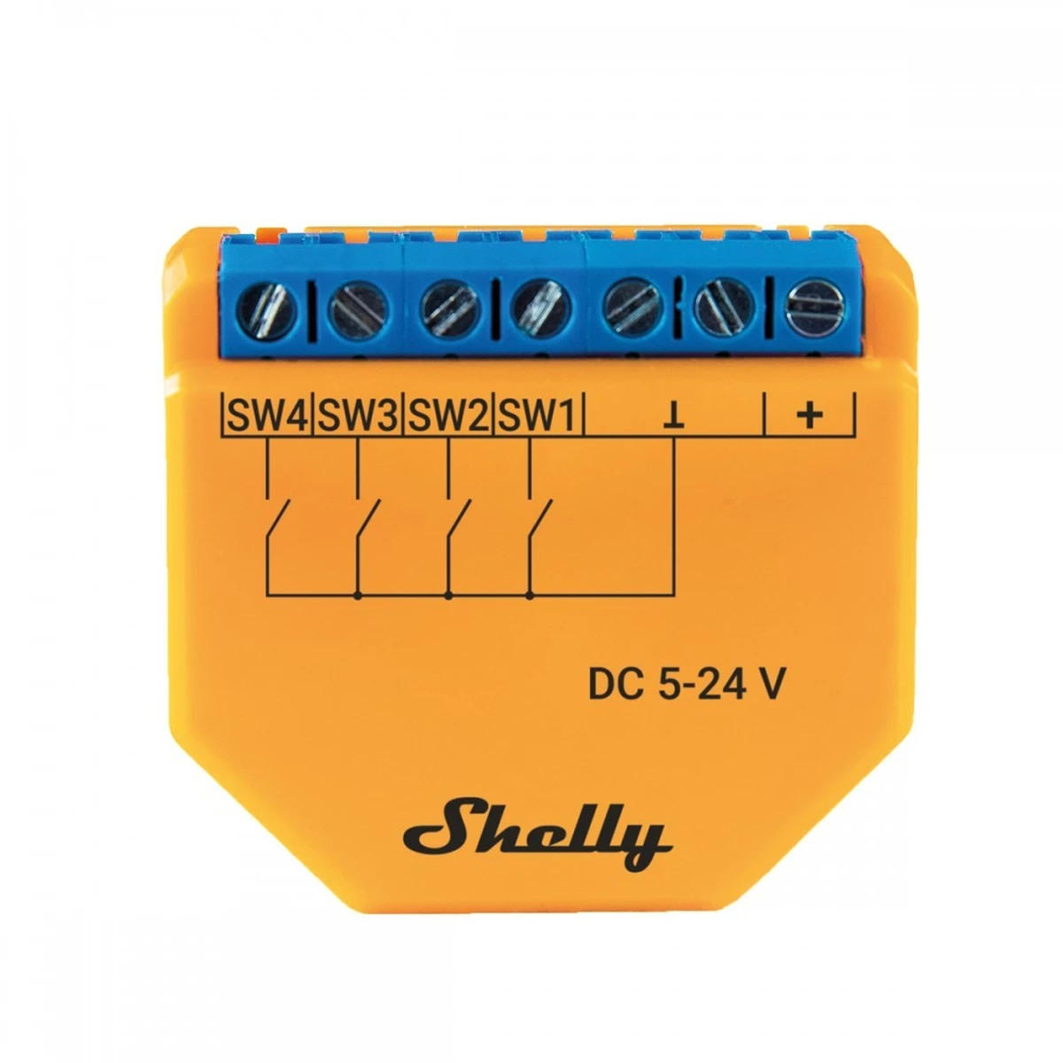 Home Shelly Relais “Plus i4 DC“ WLAN Szenenaktivierer BT