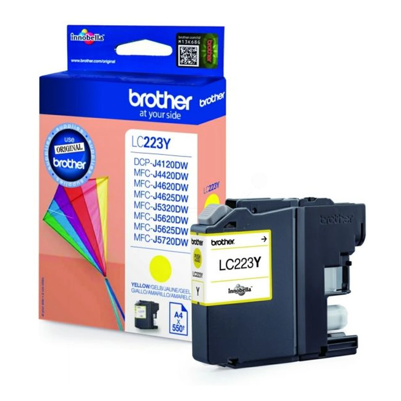 Druckerpatrone Brother LC-223Y gelb 5,9 ml | 550 Seiten