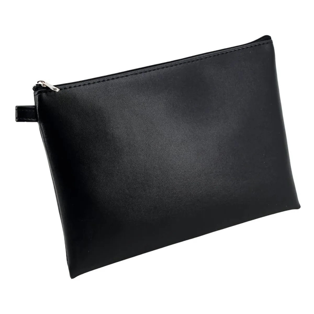 Alassio Mehrwegbeutel - 23 x 16 cm, Lederimitat, schwarz