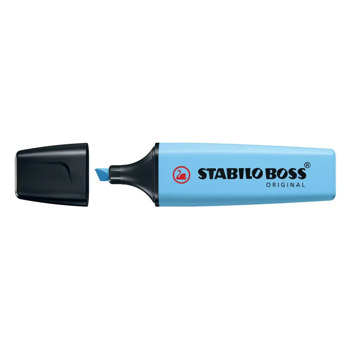 STABILO Textmarker - BOSS ORIGINAL Pastel - Einzelstift - himmlisches Blau