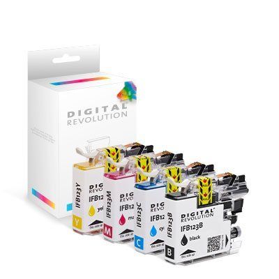 Brother LC-123/121 - alternative Patrone MultiPack 'schwarz cyan magenta gelb' 44,6 ml - Digital Revolution
