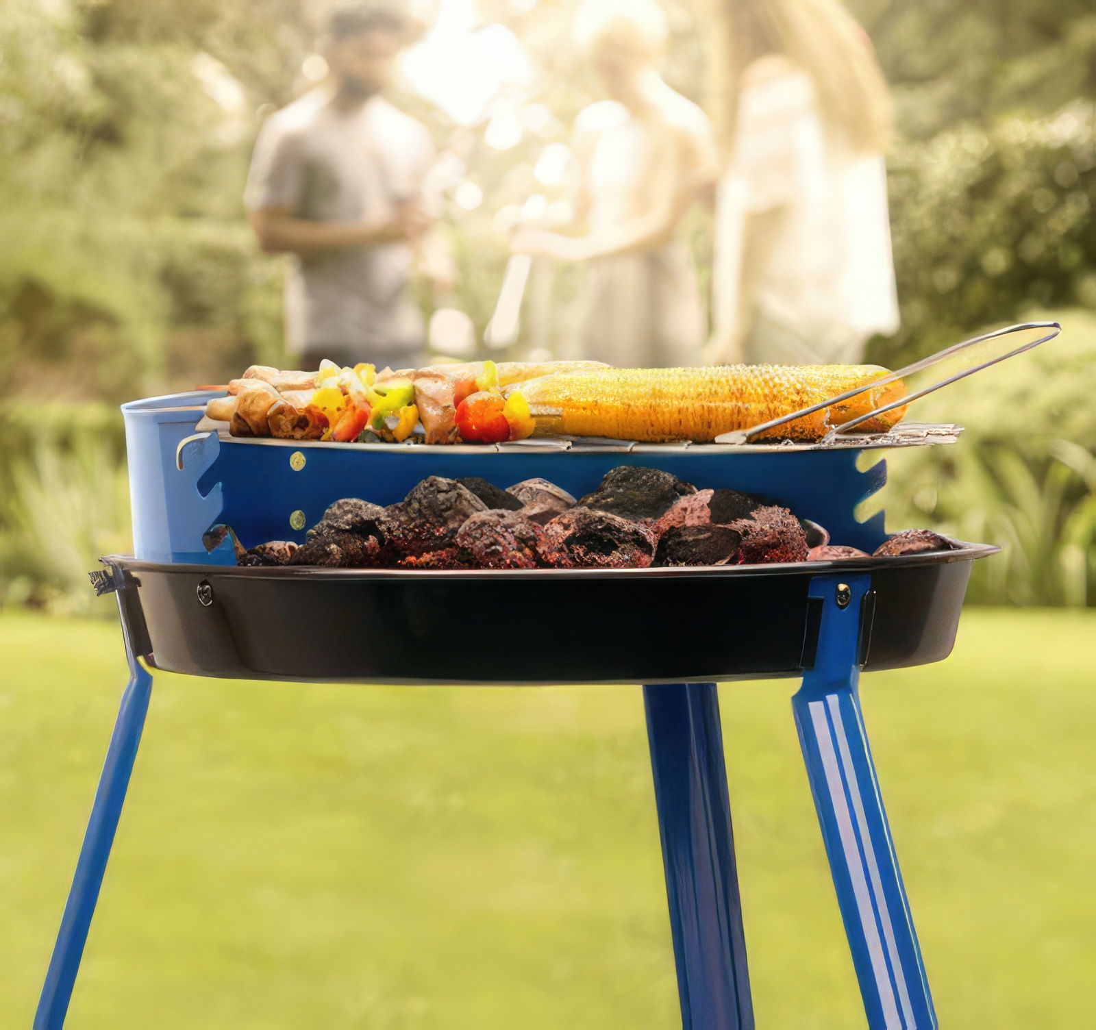 GRILL CHEF Holzkohle Rundgrill Ø34,5cm