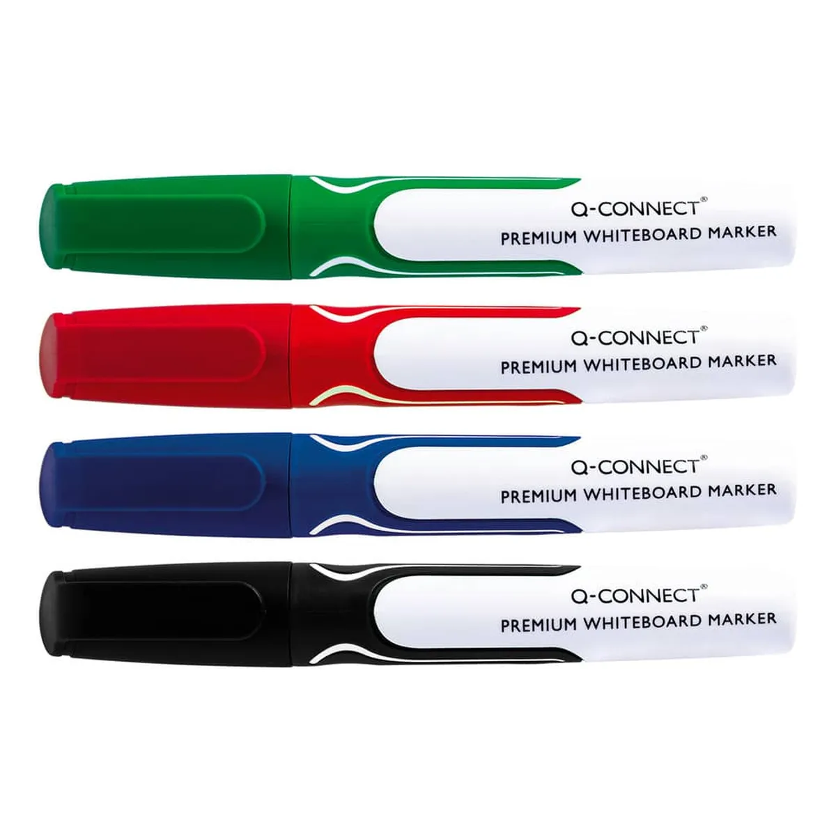 Q-Connect Whiteboard Marker Premium - 3 mm, 4-er Pack sortiert