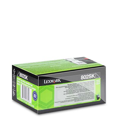 Lexmark Toner '802SK' XL schwarz 2.500 Seiten