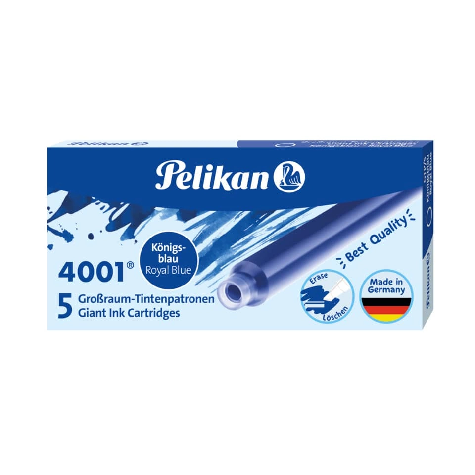 Tintenpatrone 4001® GTP/5 - königsblau, 5 Patronen