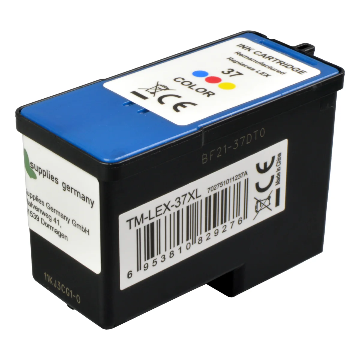 Lexmark 37XL - alternative Patrone 'farbig' 21 ml | 500 Seiten - Digital Revolution