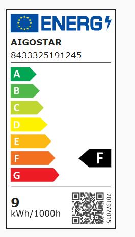 Aigostar LED 'Birne', 9W, E27