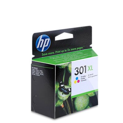 HP XL Druckerpatrone '301' farbig 8 ml