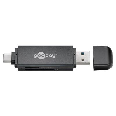 USB 3.0 - USB-C™ 2-in-1 Kartenlesegerät