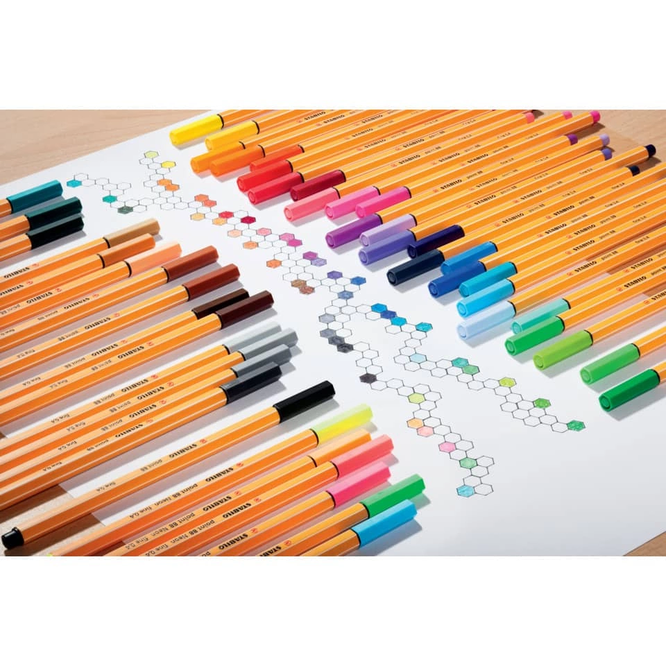 Fineliner - point 88 - mittelgrau Fineliner - point 88 - mittelgrau