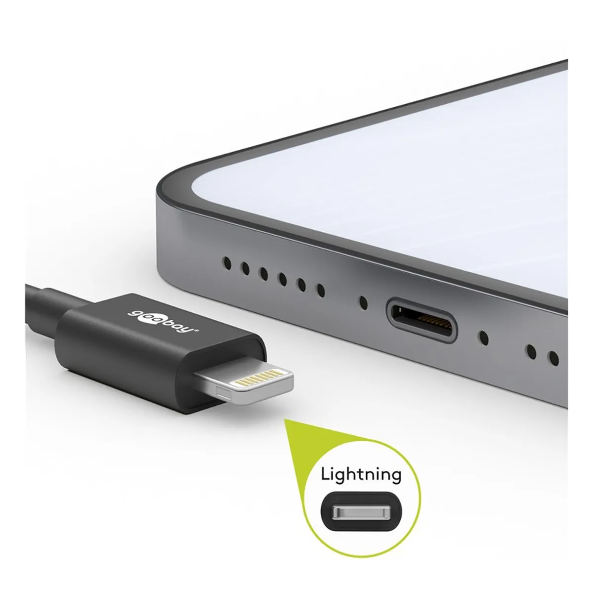 Goobay Lightning - USB-C™ Lade- und Synchronisationskabel