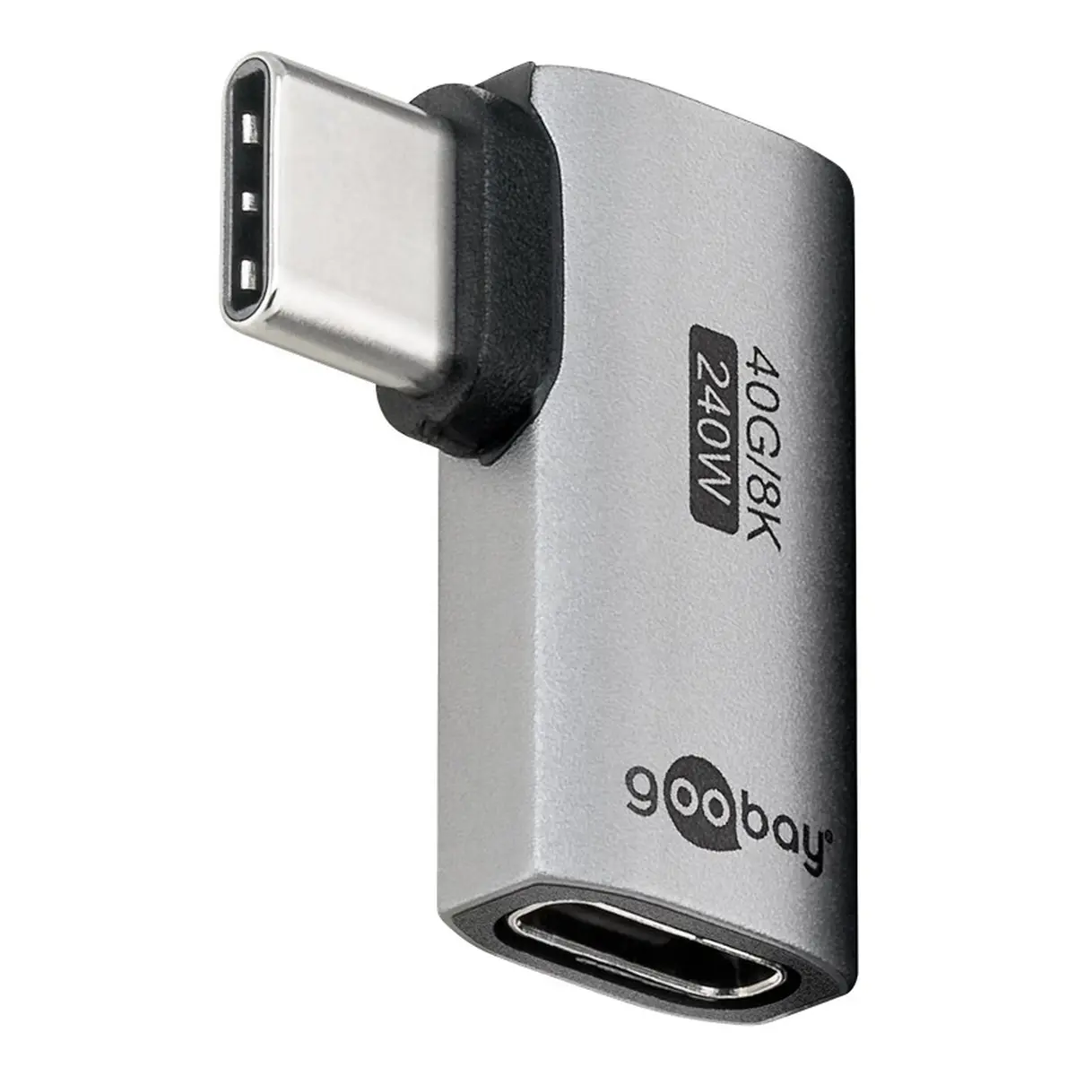 Goobay USB-C™-Adapter horizontal 90°, USB4™