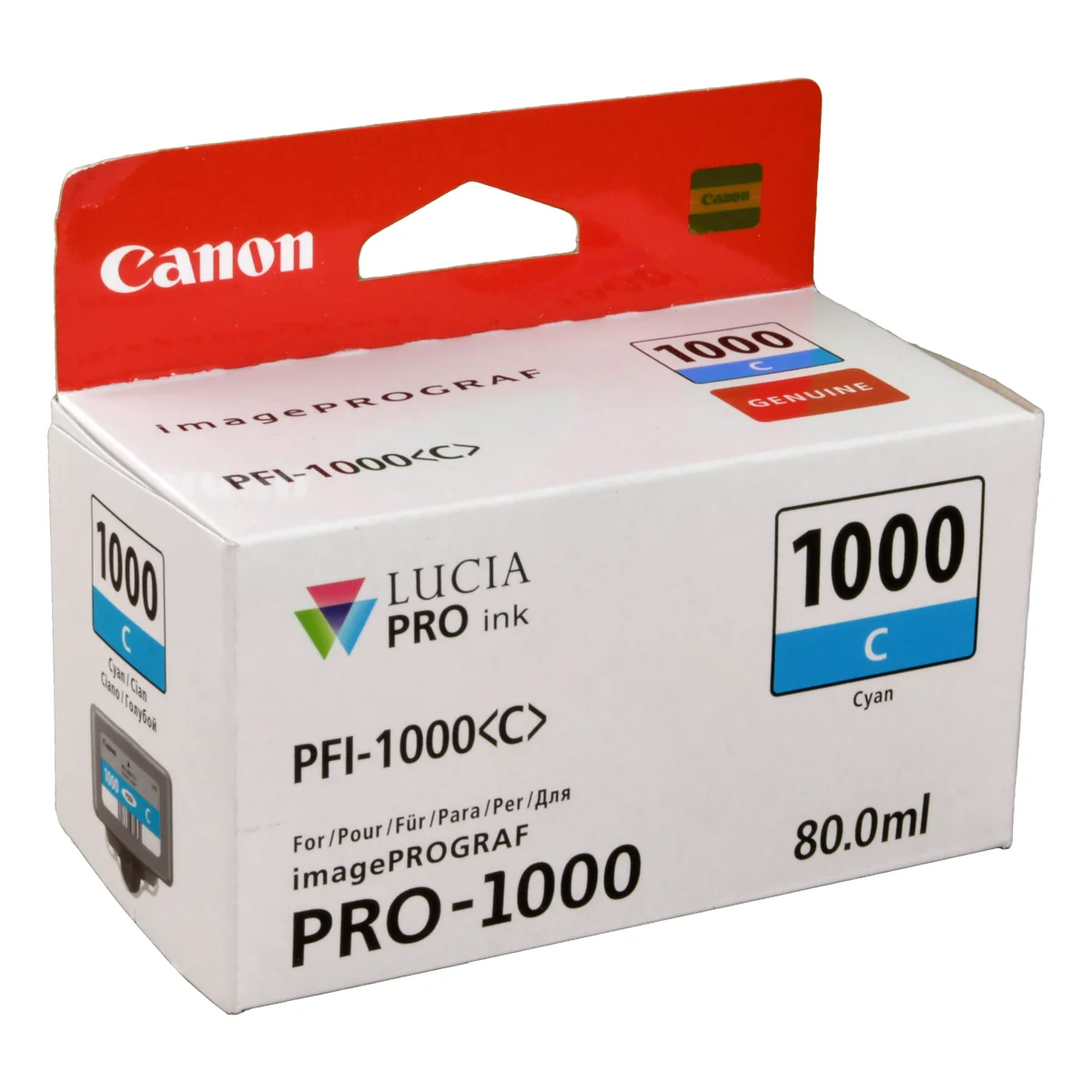 Canon Tinte 0547C001  PFI-1000C  cyan