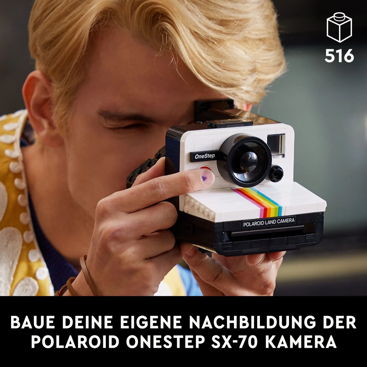 LEGO® Ideas Polaroid OneStep SX-70 Sofortbildkamera 21345 LEGO® Ideas Polaroid OneStep SX-70 Sofortbildkamera 21345
