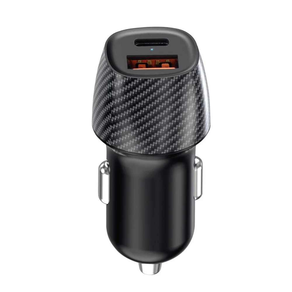 Fontastic Kfz-Ladeadapter „Gran“ Fast Charge + Typ-C PD 20W