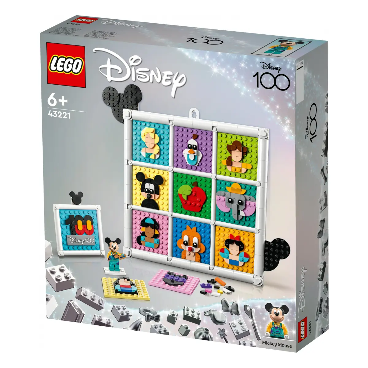 LEGO® Disney 100 Jahre Disney Zeichentrickikonen 43221