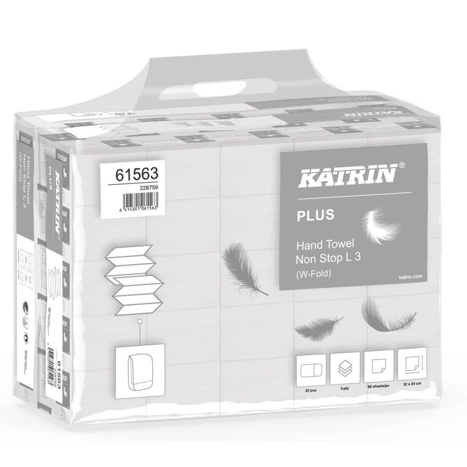 Falthandtuch Plus - W-Falz, hochweiß, 2250 Blatt