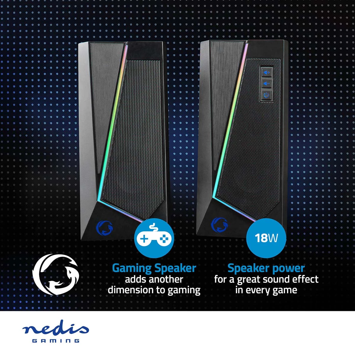 Nedis Gaming-Lautsprecher Nedis Gaming-Lautsprecher