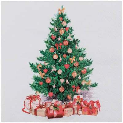 Weihnachts Lunchservietten “Weihnachtsbaum“ - 33 x 33 cm
