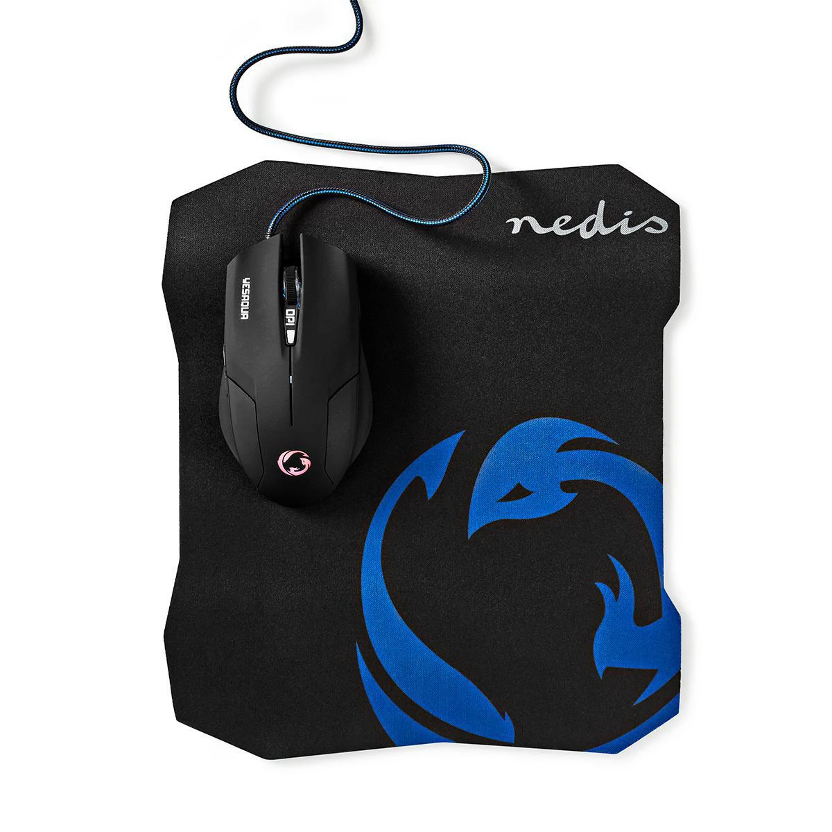 Nedis Gaming Mouse & Mouse Pad Set