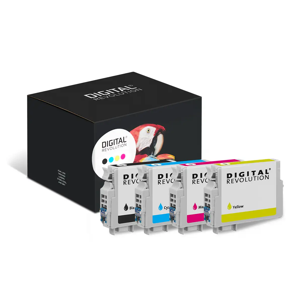 Epson 34 - alternative Patrone MultiPack 'schwarz cyan magenta gelb' 18,7 ml - Digital Revolution