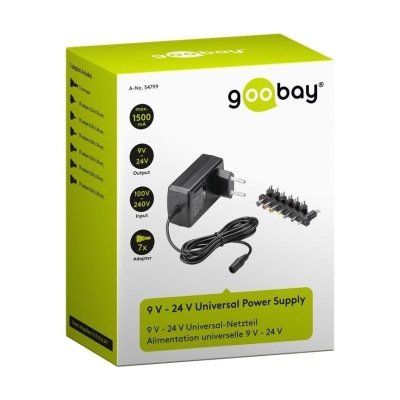 Goobay 9 V - 24 V Universal-Netzteil