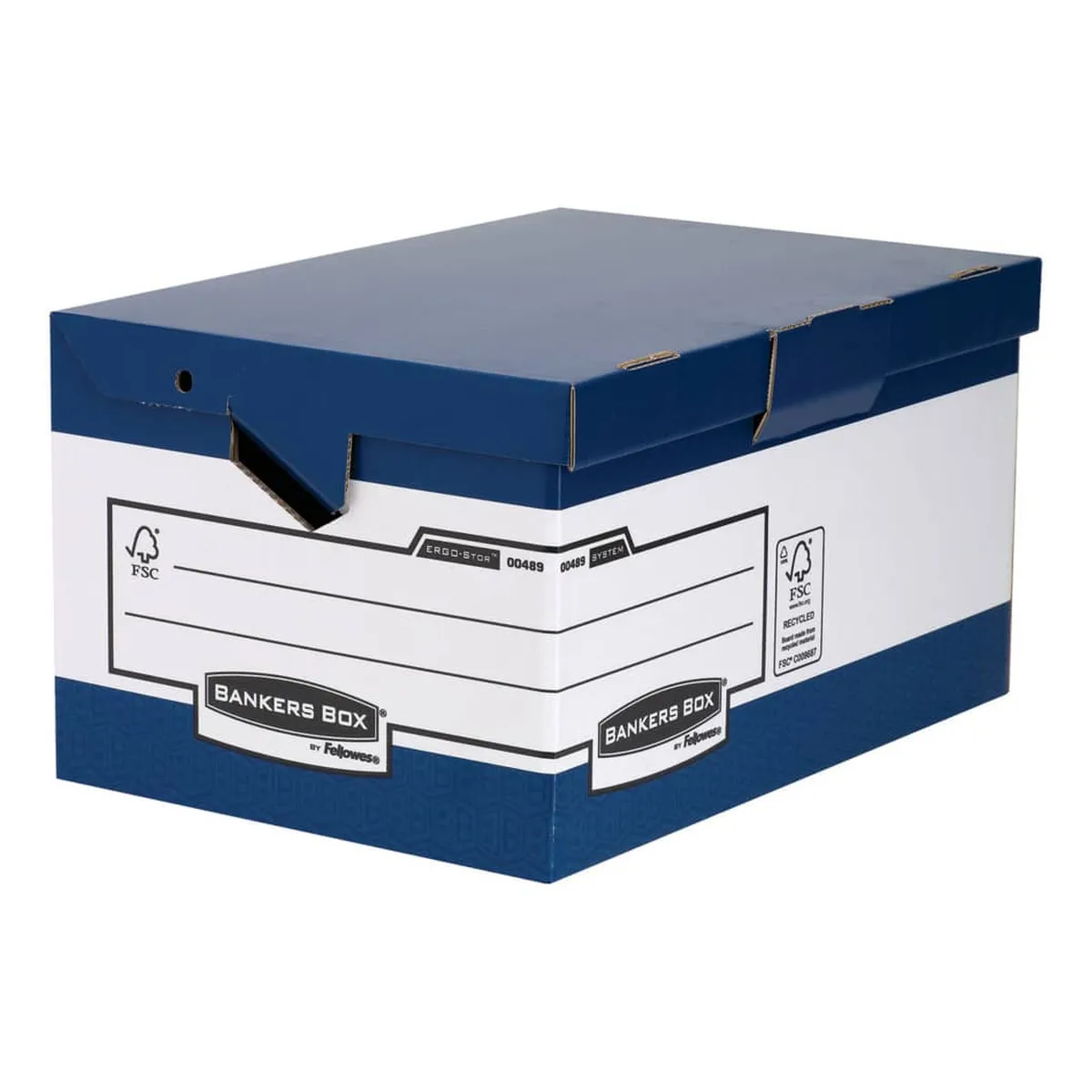 Fellowes Bankers Box® System ERGO-Stor™ Klappdeckelbox Maxi