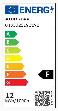 Aigostar LED 'Birne', 12W, E27
