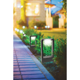 LED Außenwandleuchte 6 W 120 lm Schwarz