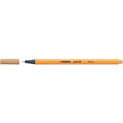 Fineliner - point 88 - Einzelstift - ocker hell