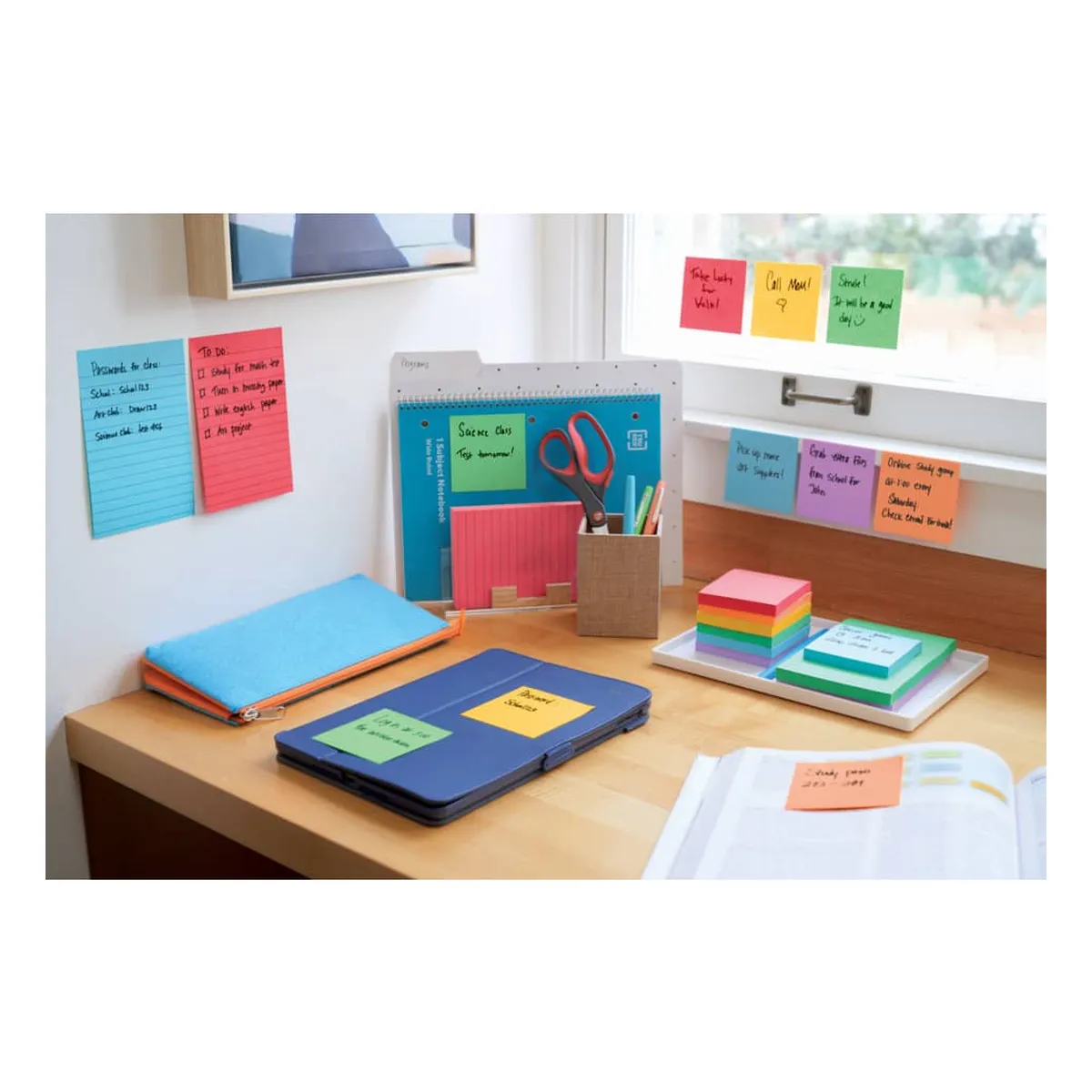 POST-IT Haftnotizblock Playful - 47,6 x 47,6 mm, 12x 90 Blatt, sortiert