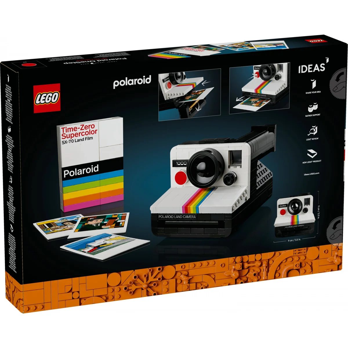 LEGO® Ideas Polaroid OneStep SX-70 Sofortbildkamera 21345 LEGO® Ideas Polaroid OneStep SX-70 Sofortbildkamera 21345