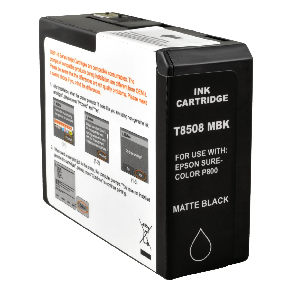 Epson T8508 - alternative Patrone 'matt-schwarz' - Digital Revolution