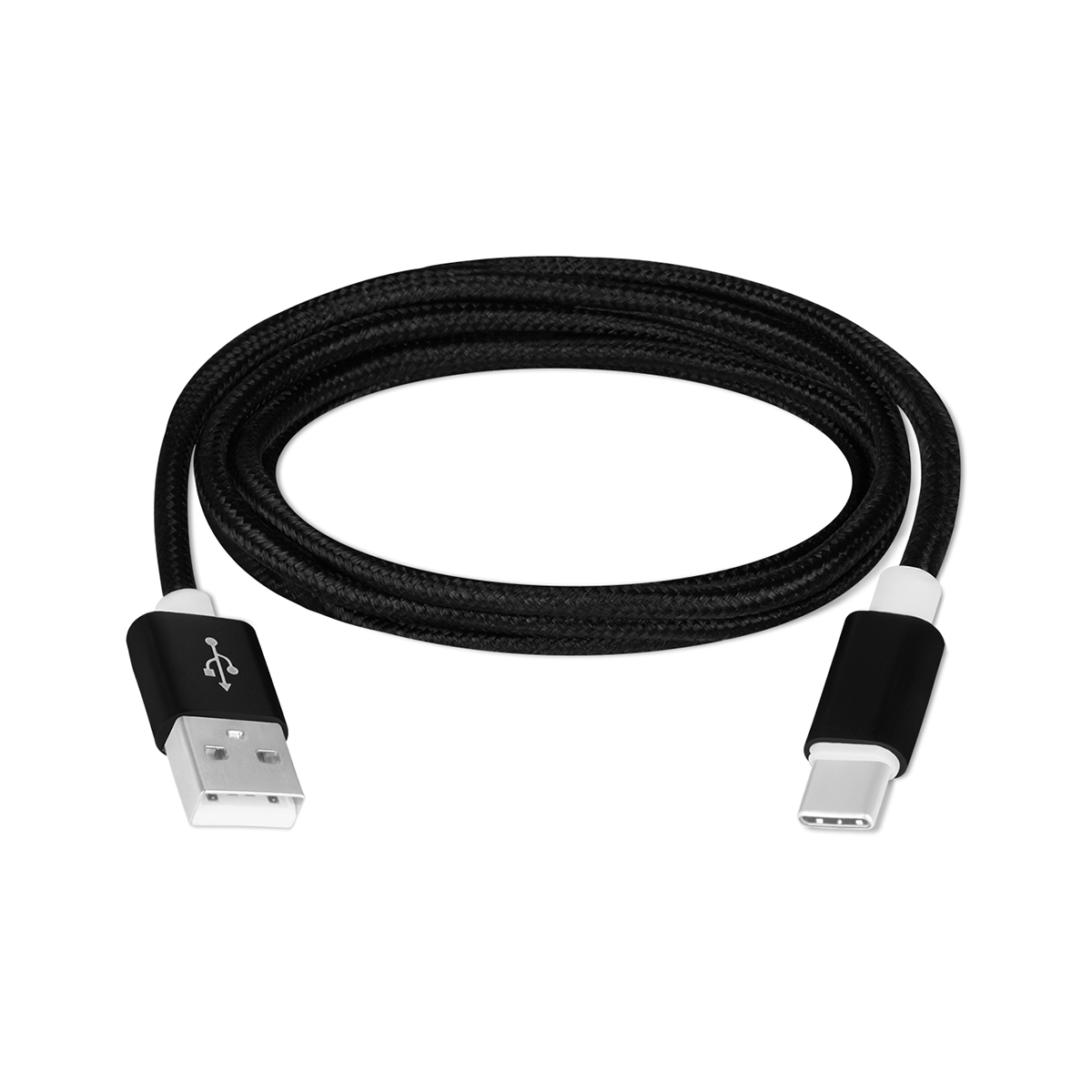 Reekin Kabel (USB-C) 1 Meter (Schwarz-Nylon)