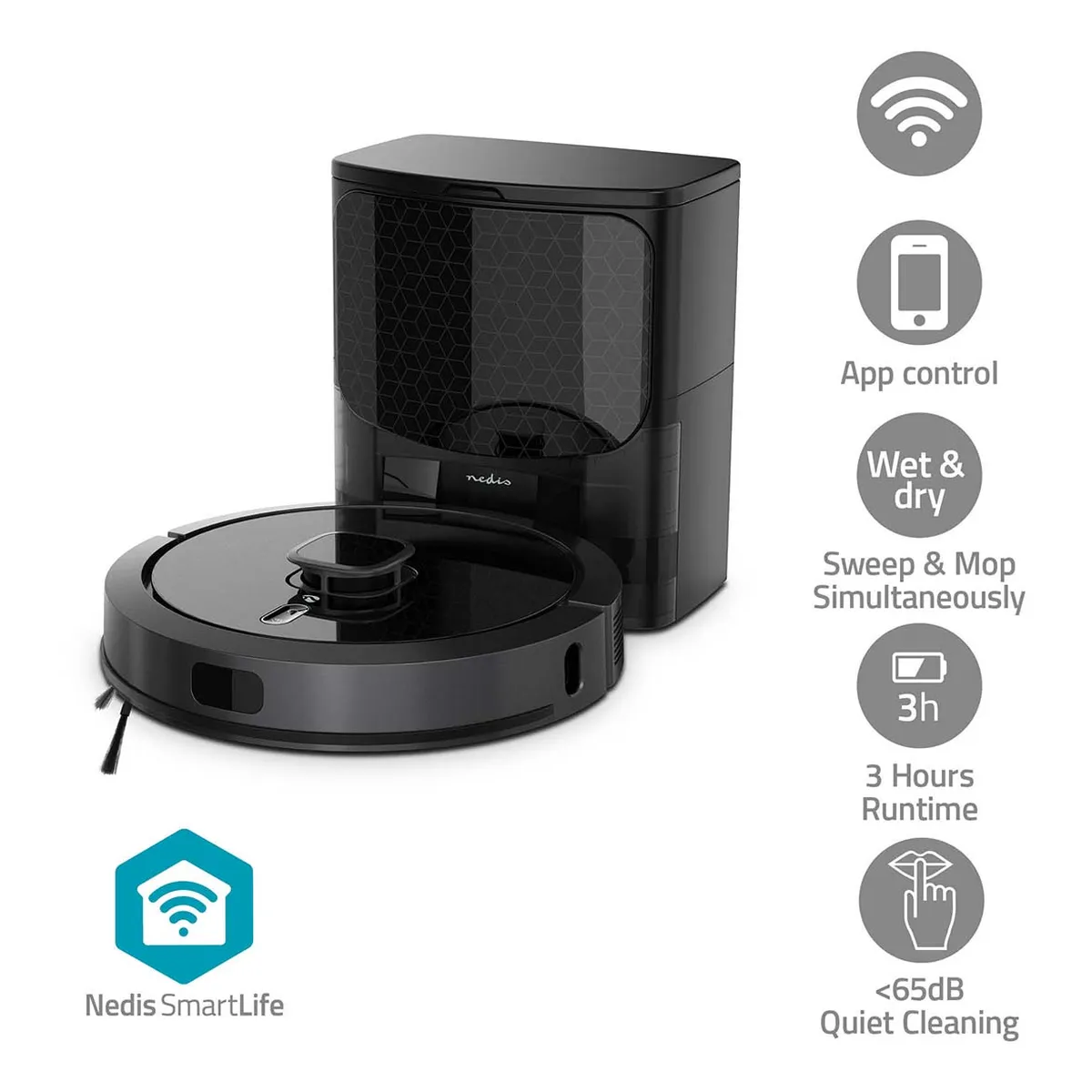Nedis SmartLife Roboter-Staubsauger Nedis SmartLife Roboter-Staubsauger