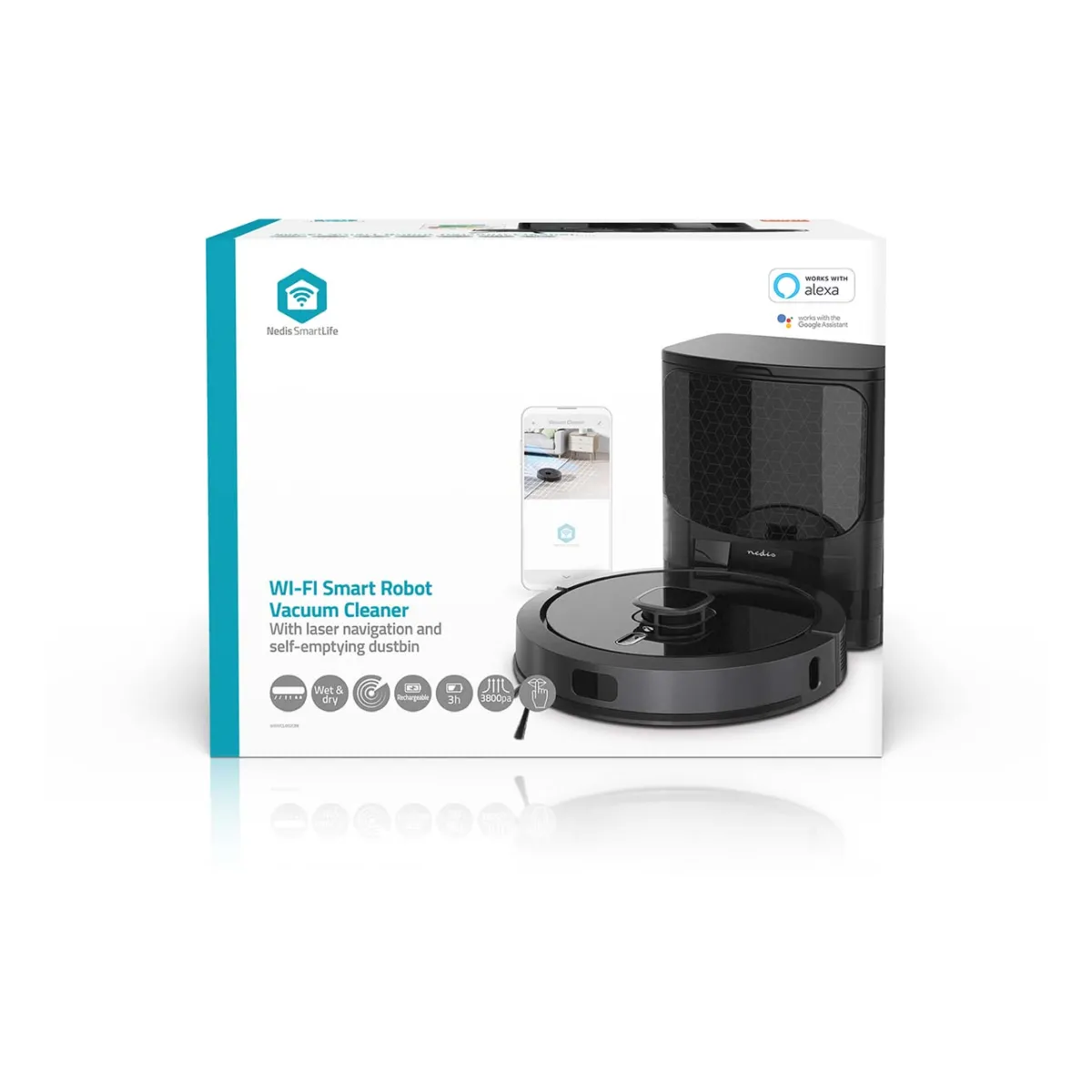 Nedis SmartLife Roboter-Staubsauger Nedis SmartLife Roboter-Staubsauger