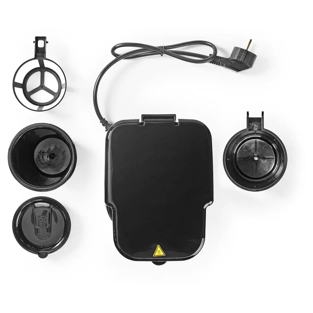 Butler Ein-Tassen-Kaffeemaschine 0,4 l | 750 W | Isolierter Reisebecher | Automatische Abschaltung | schwarz