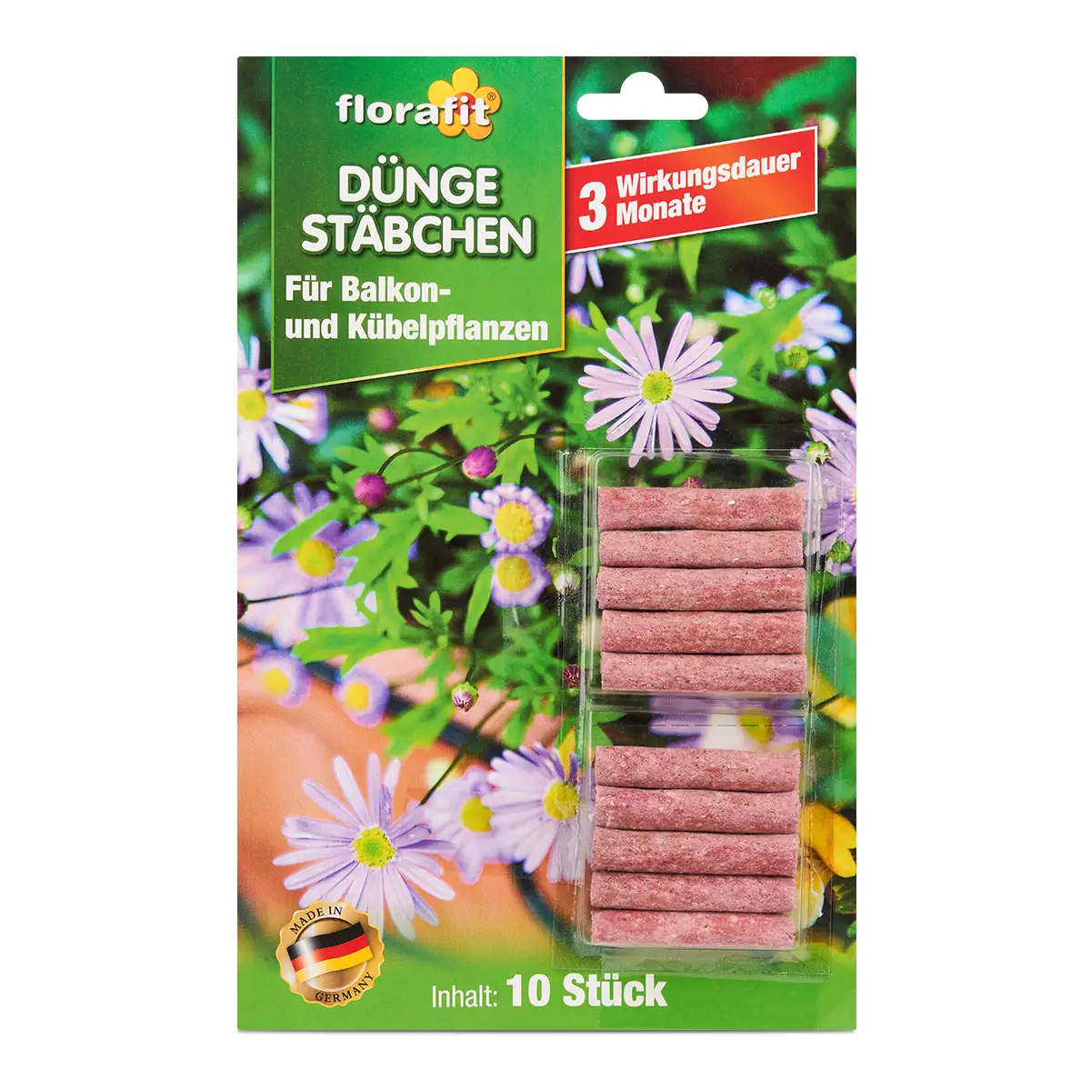 florafit Düngestäbchen für Balkon & Kübelpflanzen