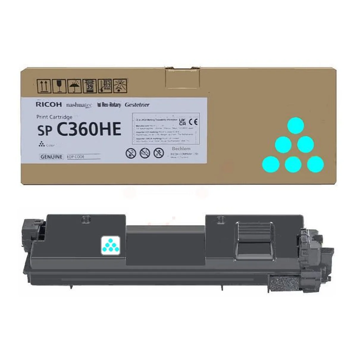 Ricoh SPC360HE Toner cyan 5.000 Seiten (408185)