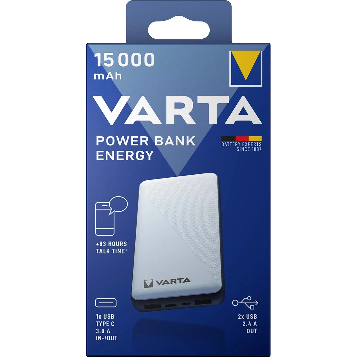 Varta Powerbank Energy 15.000 mAh