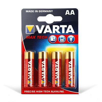Varta Max Tech Batterien 'Mignon AA', 1,5V, 4 Stück