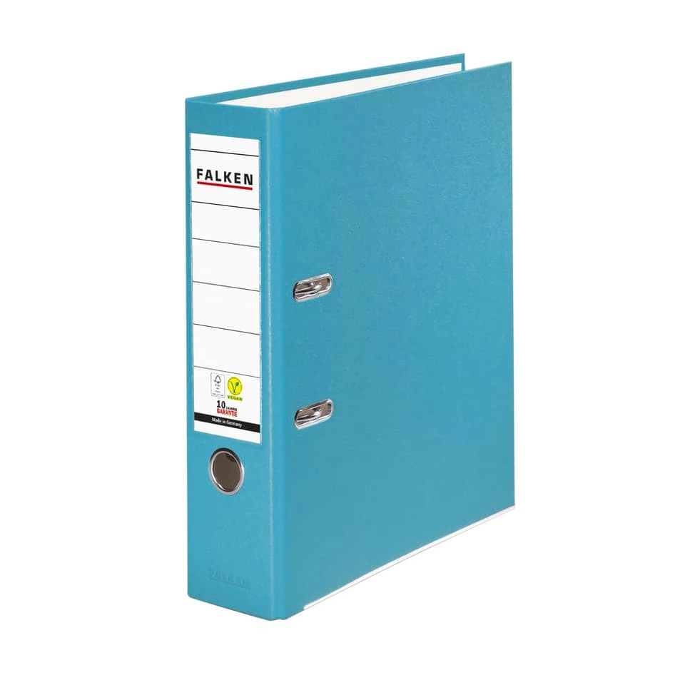 Falken Ordner PP-Color S80 - A4, 8 cm, türkis