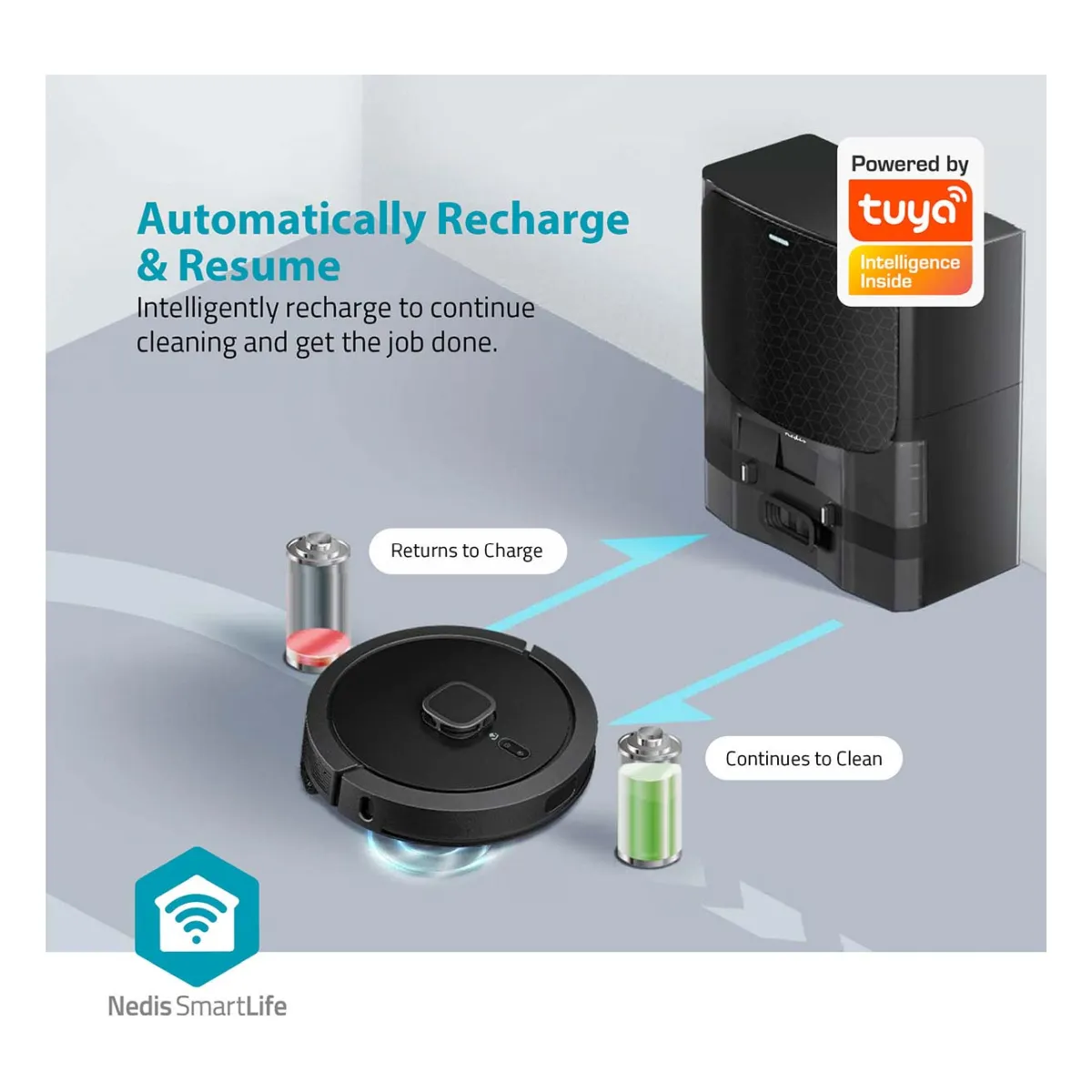Nedis SmartLife Roboter-Staubsauger Nedis SmartLife Roboter-Staubsauger