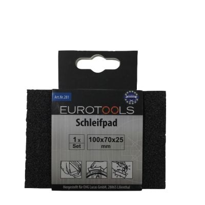Eurotools Schleifpad 100x70x25mm