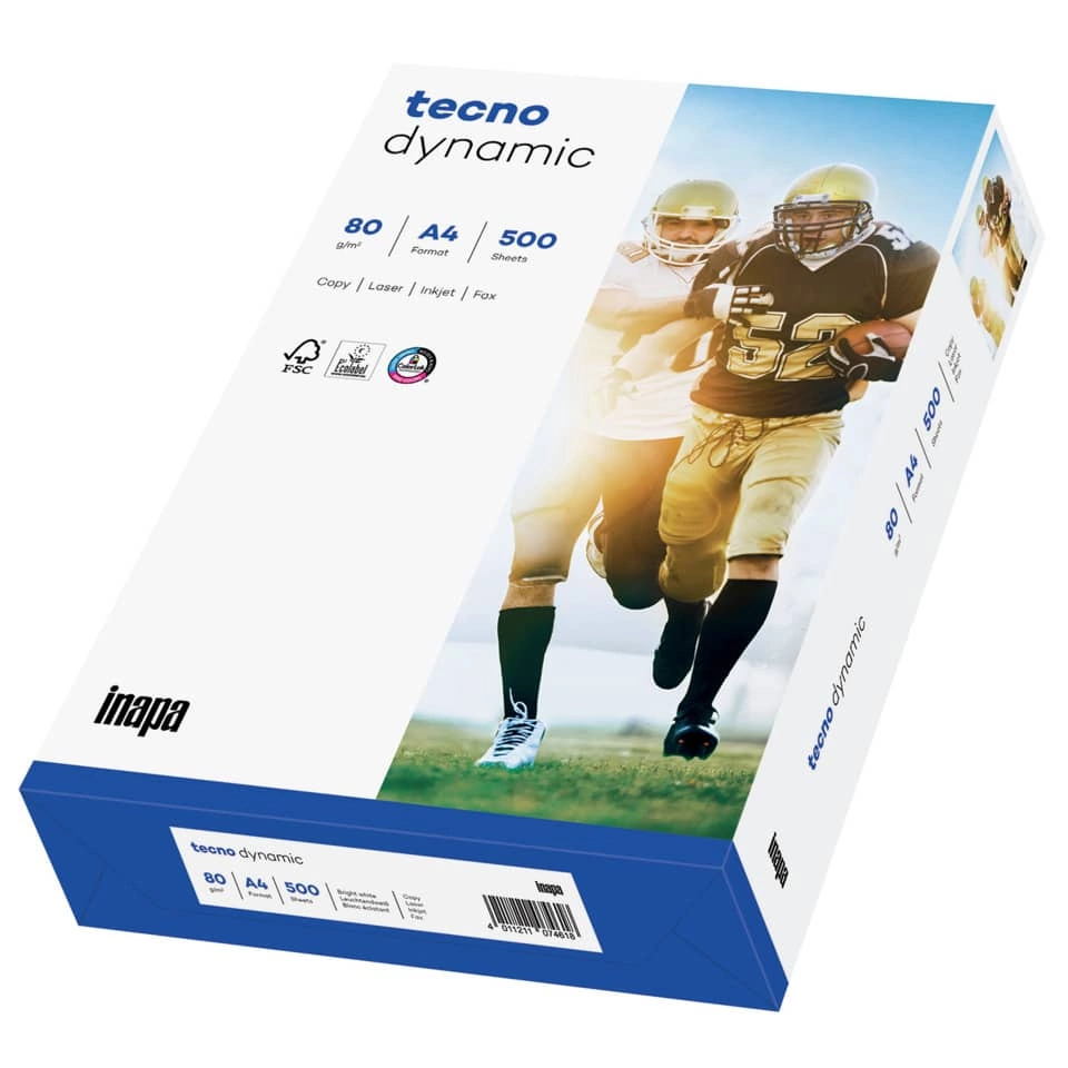 Kopierpapier tecno® dynamic - A4, 80 g/qm, weiß, 500 Blatt