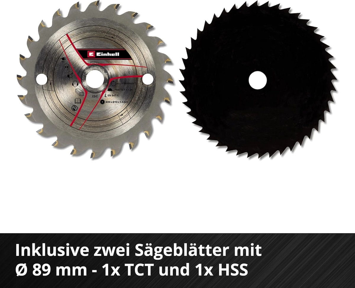 Einhell Akku-Mini-Handkreissäge TE-CS 18/89 Li - Solo