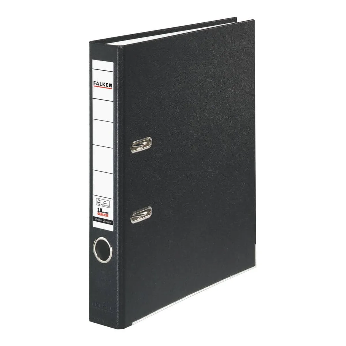 Falken Ordner PP-Color S50 - A4, 5 cm, schwarz