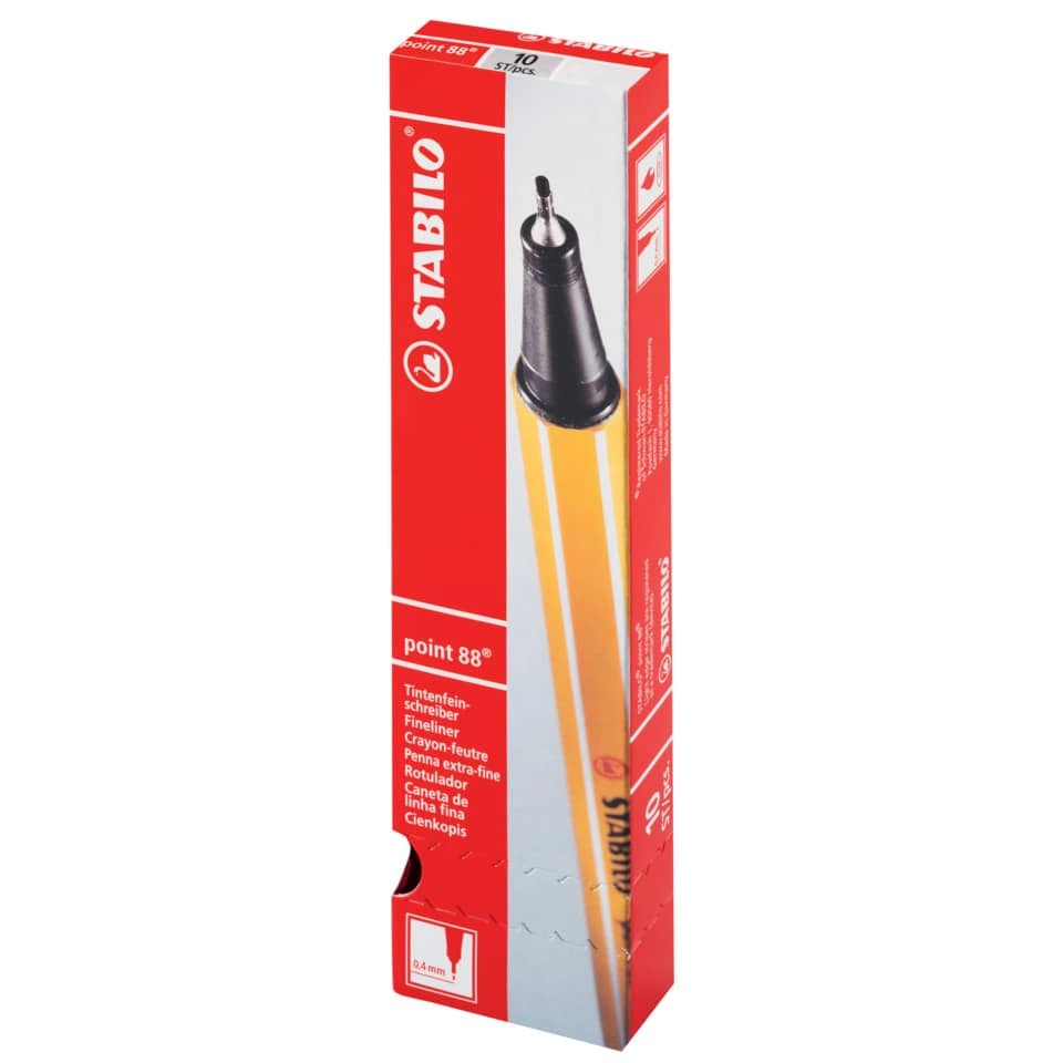 Fineliner - point 88 - mittelgrau Fineliner - point 88 - mittelgrau